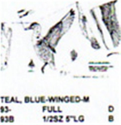 Blue Winged Teal Male Flying/Taking Off Carving Pattern - Cherry Tree Toys