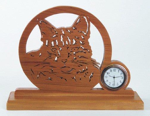 Cat Face Clock Pattern - Cherry Tree Toys