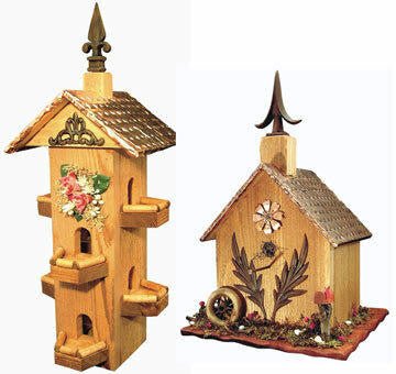 Copper Birdhouse and Feeder Plan - Cherry Tree Toys