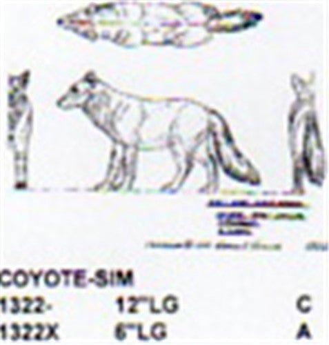 Coyote Standing 6" Long - Cherry Tree Toys