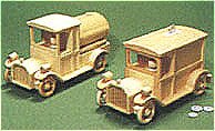 Delivery & Tanker Trucks Woodworking Plan - Cherry Tree Toys