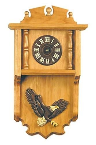 Eagle Intarsia Clock Plan - Cherry Tree Toys
