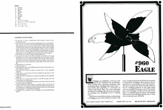 Eagle Whirligig Plan - Cherry Tree Toys