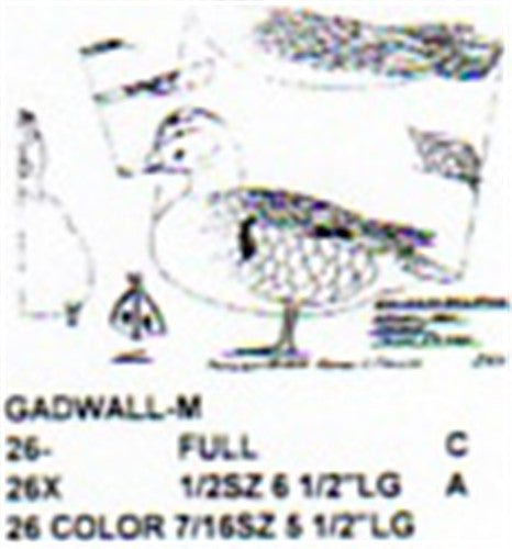 Gadwall Standing Carving Pattern - Cherry Tree Toys