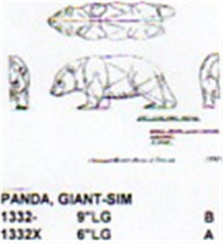 Giant Panda Walking 6" Long - Cherry Tree Toys