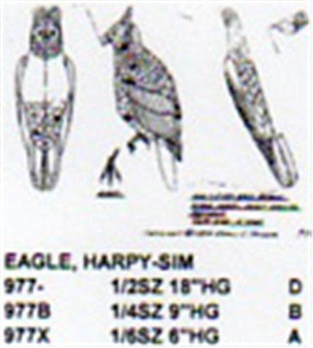 Harpy Eagle Perching 1/6 Size - Cherry Tree Toys