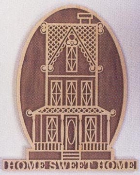 Home Sweet Home Oval Pattern - Cherry Tree Toys