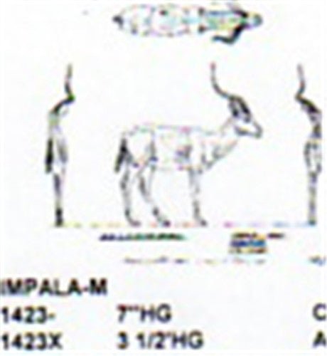 Impala Carving Pattern - Cherry Tree Toys