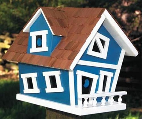 Leaning Birdhouse Plan - Cherry Tree Toys