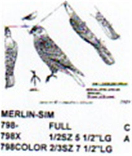 Merlin Perching 1/2 Size - Cherry Tree Toys