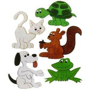 Outdoor Animals Scroll Saw Pattern - Cherry Tree Toys