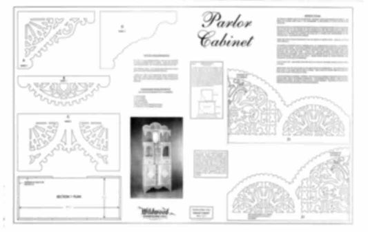 Parlor Cabinet Scroll Saw Plan - Cherry Tree Toys