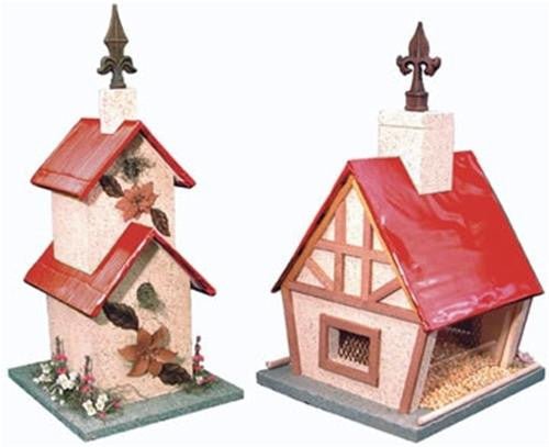 Red Aluminum Birdhouse and Feeder Plan - Cherry Tree Toys