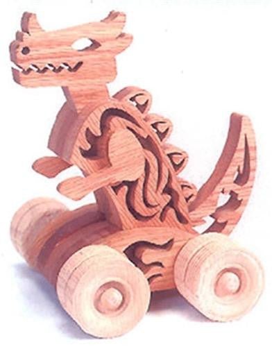 T - Rex Push Toy Woodworking Plan - Cherry Tree Toys