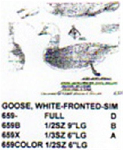 White Fronted Goose Resting On Water - Cherry Tree Toys