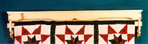 Wall Quilt Rack Display Plan