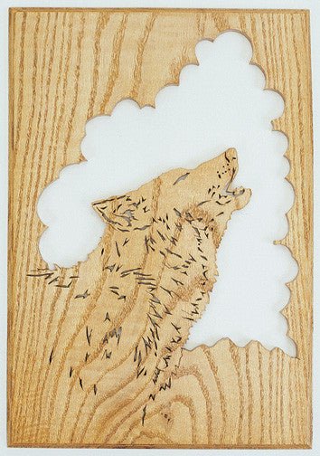 Wolf Howl Scroll Saw Pattern - Cherry Tree Toys