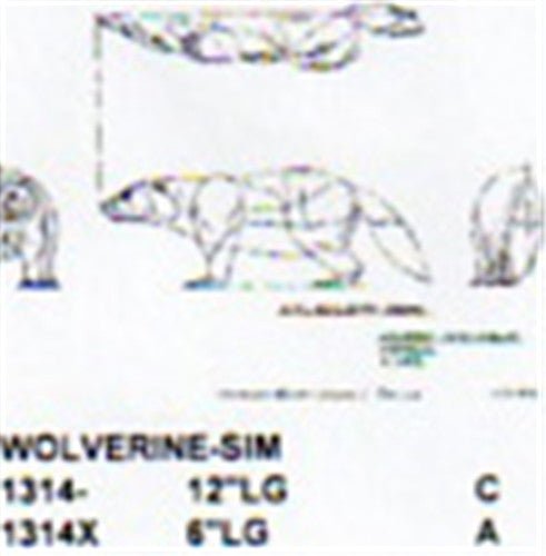 Wolverine Standing 12" Long - Cherry Tree Toys