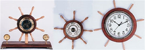 Set of Three Ships Wheels Pattern