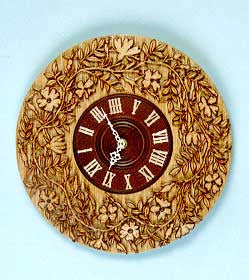 Vine Clock Scroll Saw Pattern