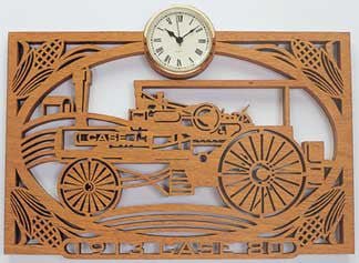 1913 Case 80 Tractor Scroll Saw Clock Pattern - Cherry Tree Toys