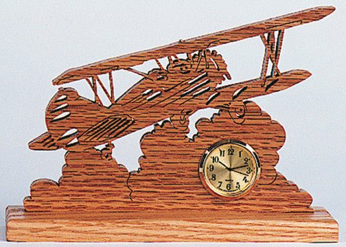 1928 Travel Air 4000 Scroll Saw Clock Pattern - Cherry Tree Toys