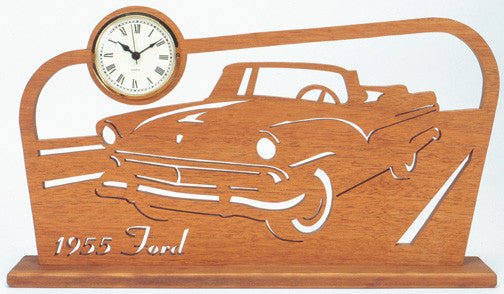 1955 Ford Scroll Saw Clock Pattern - Cherry Tree Toys