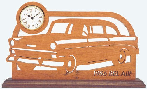 1956 Bel Air Scroll Saw Clock Pattern - Cherry Tree Toys