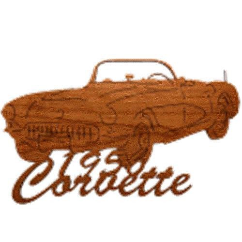 1956 Corvette Scroll Saw Muscle Car Plan - Cherry Tree Toys