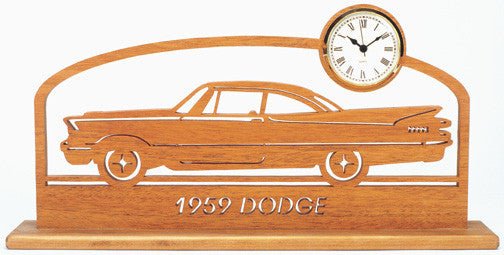 1959 Dodge Scroll Saw Clock Pattern - Cherry Tree Toys