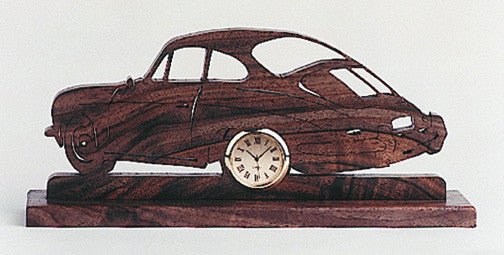 1959 Porsche Scroll Saw Clock Pattern - Cherry Tree Toys