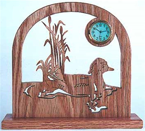 Wood Duck Scroll Saw Clock Pattern