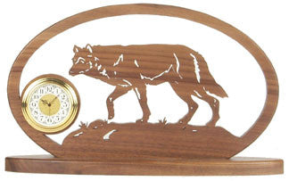 Wolf Country Clock Scroll Saw Pattern