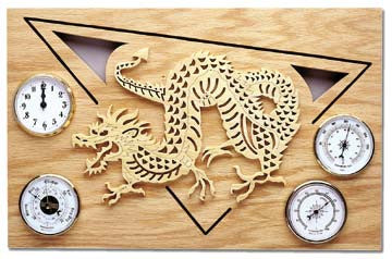 Triangle Dragon Scroll Saw Pattern | Cherry Tree Toys