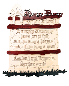 Humpty Dumpty Nursery Rhyme Pattern