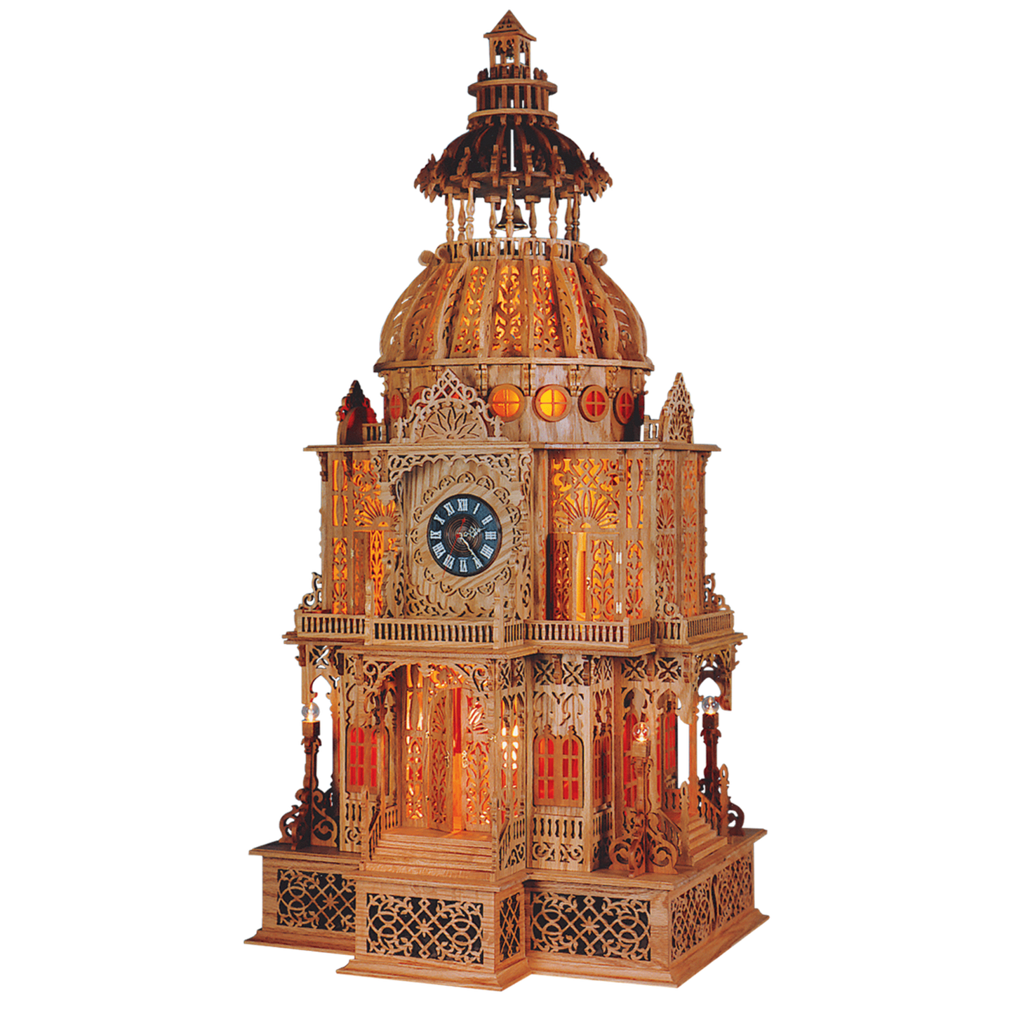 Dome Clock Scroll Saw Plan