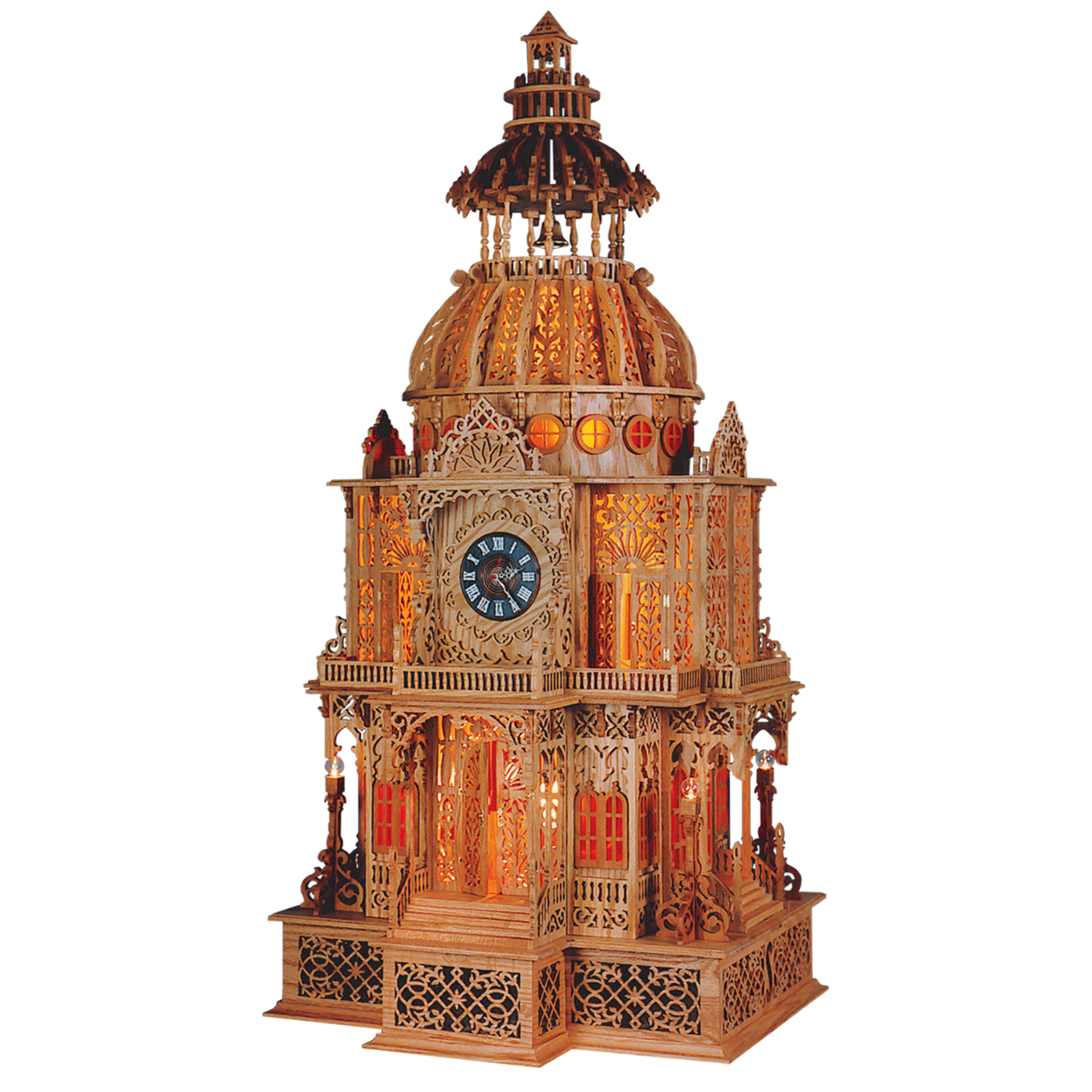 Dome Clock Scroll Saw Plan