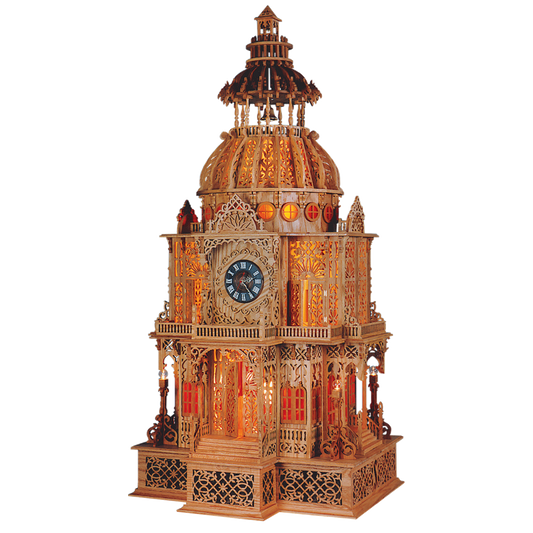 Dome Clock Scroll Saw Plan