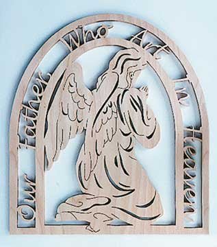 Angel #2 Scroll Saw Clock Plan - Cherry Tree Toys