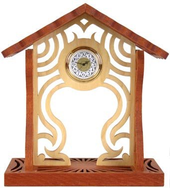 Arbor Scroll Saw Clock Pattern - Cherry Tree Toys