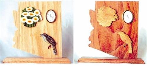 Arizona Scroll Saw Clock Pattern - Cherry Tree Toys