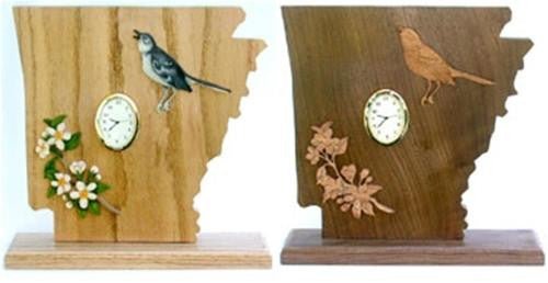 Arkansas Scroll Saw Clock Pattern - Cherry Tree Toys