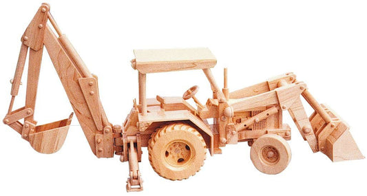 Backhoe Wood Toy Plan - Cherry Tree Toys