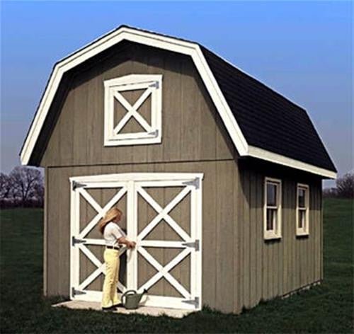 Backyard Barn Shed Plan - Cherry Tree Toys