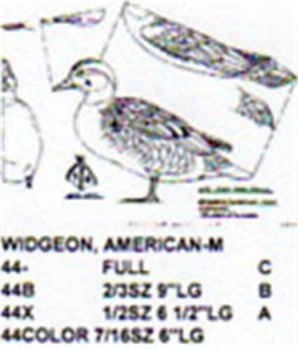 Baldpate American Widgeon Standing Carving Pattern - Cherry Tree Toys