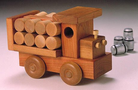 Barrel Truck Toy Woodworking Plan - Cherry Tree Toys