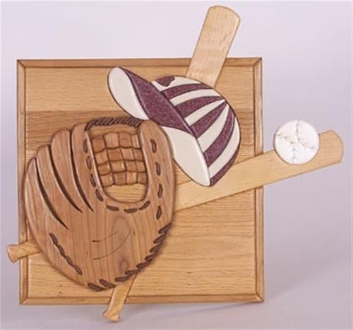 Baseball Intarsia Plan - Cherry Tree Toys