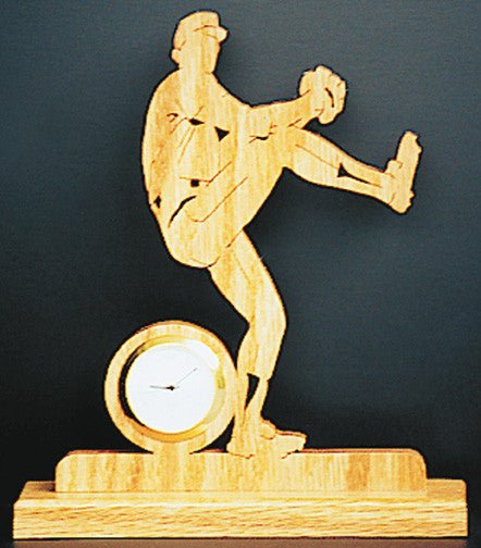 Baseball Pitcher Scroll Saw Pattern | Cherry Tree Toys