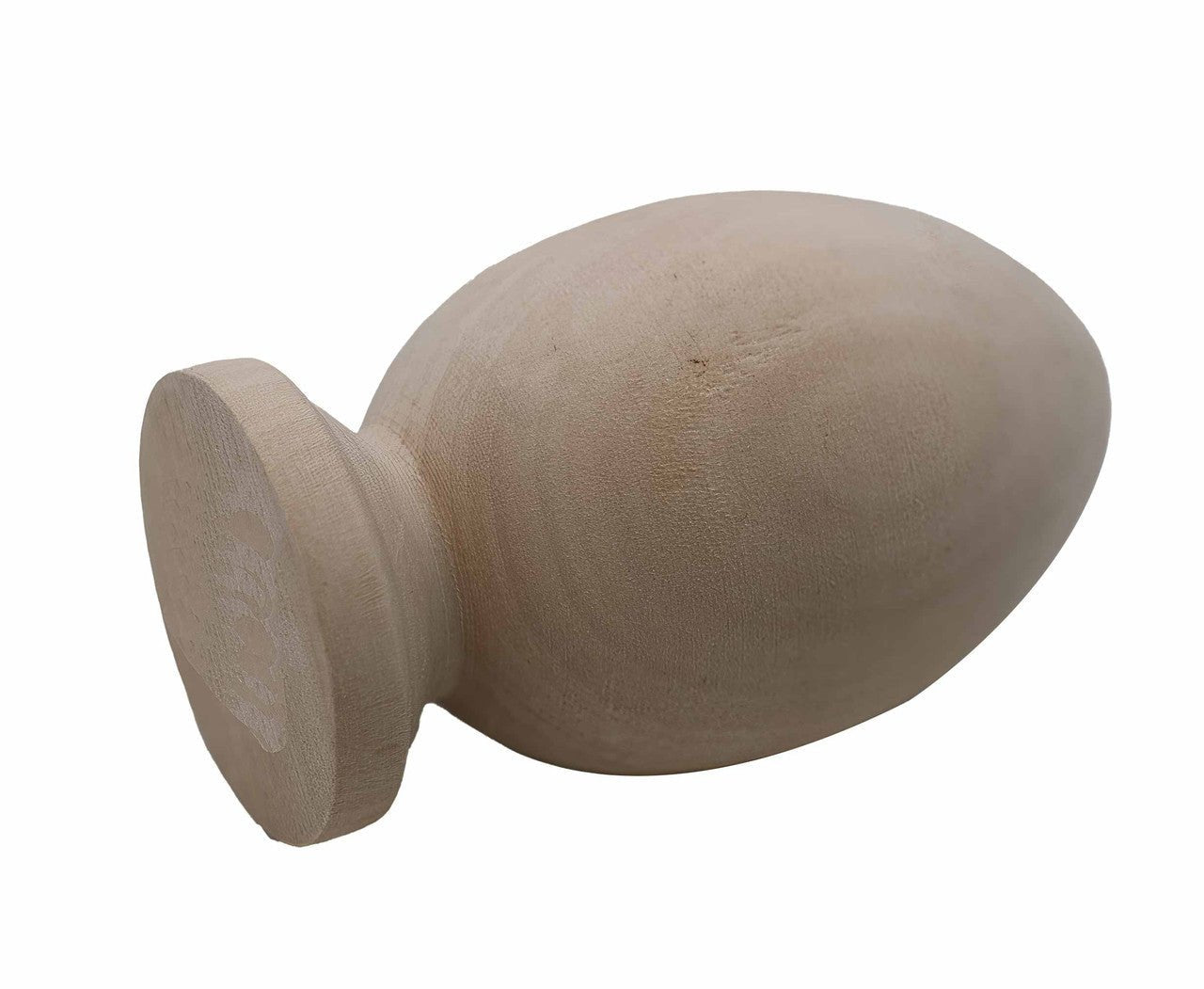 Basswood Hen Egg on Pedestal - Cherry Tree Toys