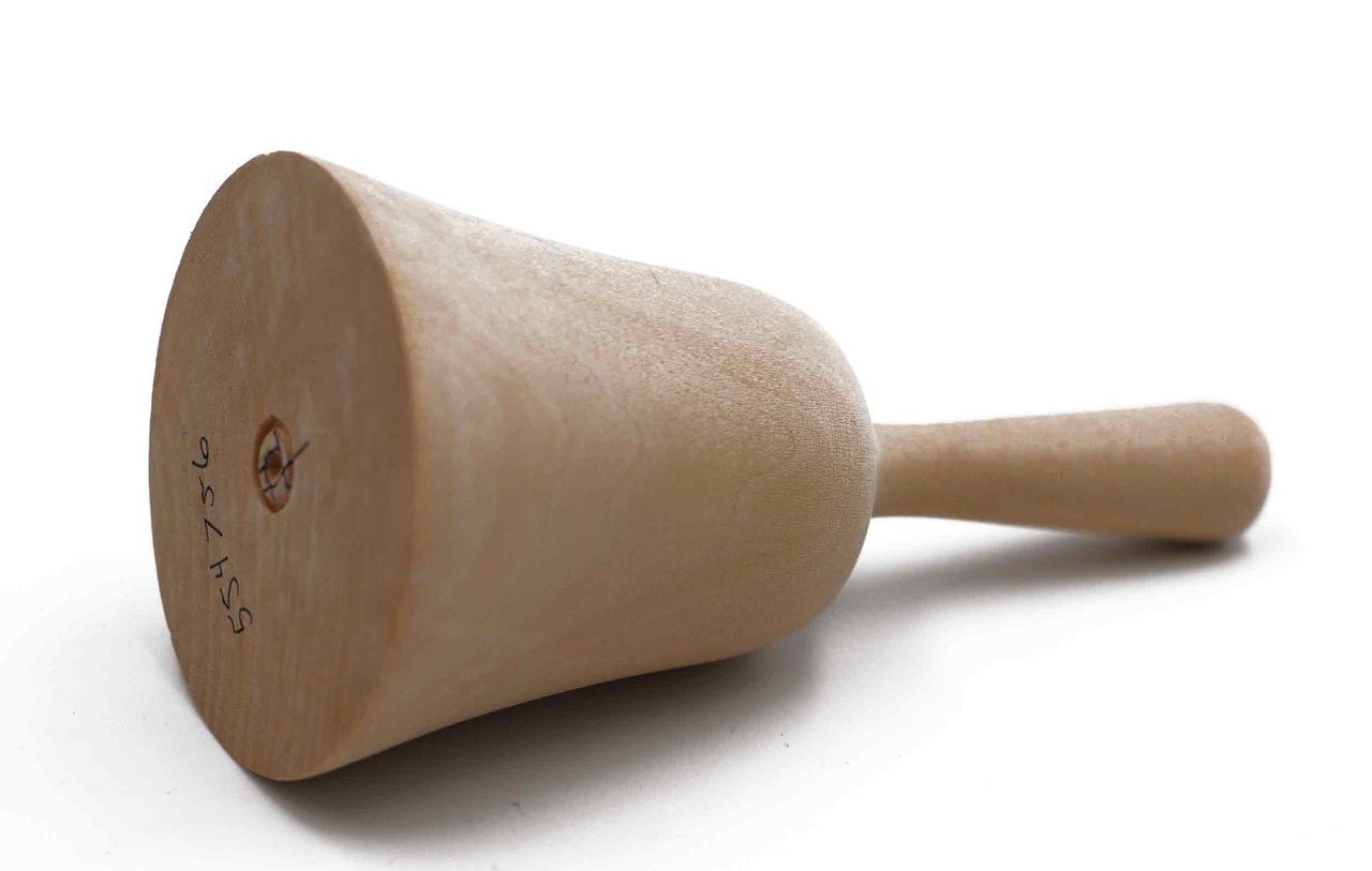 Basswood Large Bell Turning - Cherry Tree Toys